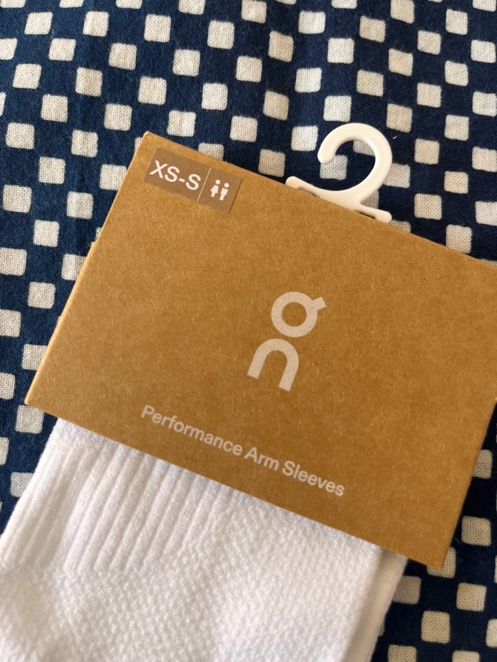 NWT son running performance arm sleeves XS-S white - Picture 5 of 7